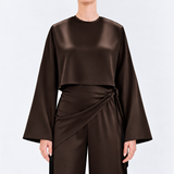 The Jemma Long Sleeve - Cocoa