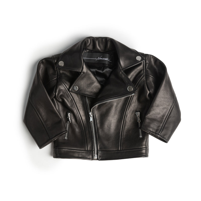 Black Leather Baby Biker Jackets Toddler Jacket 12 Month Leather