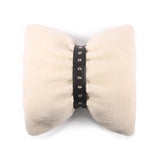 Belted Merino Shearling Pillow