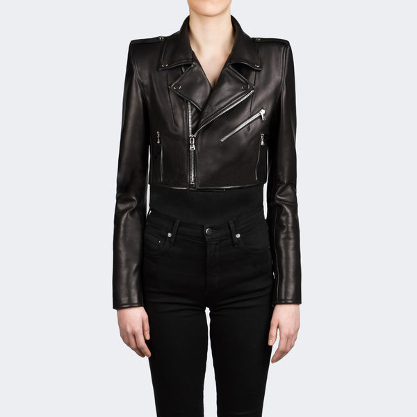 melt the lady arm slit cropped jacket THE MAUD SUPER CROP – By The