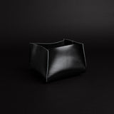 Leather storage box