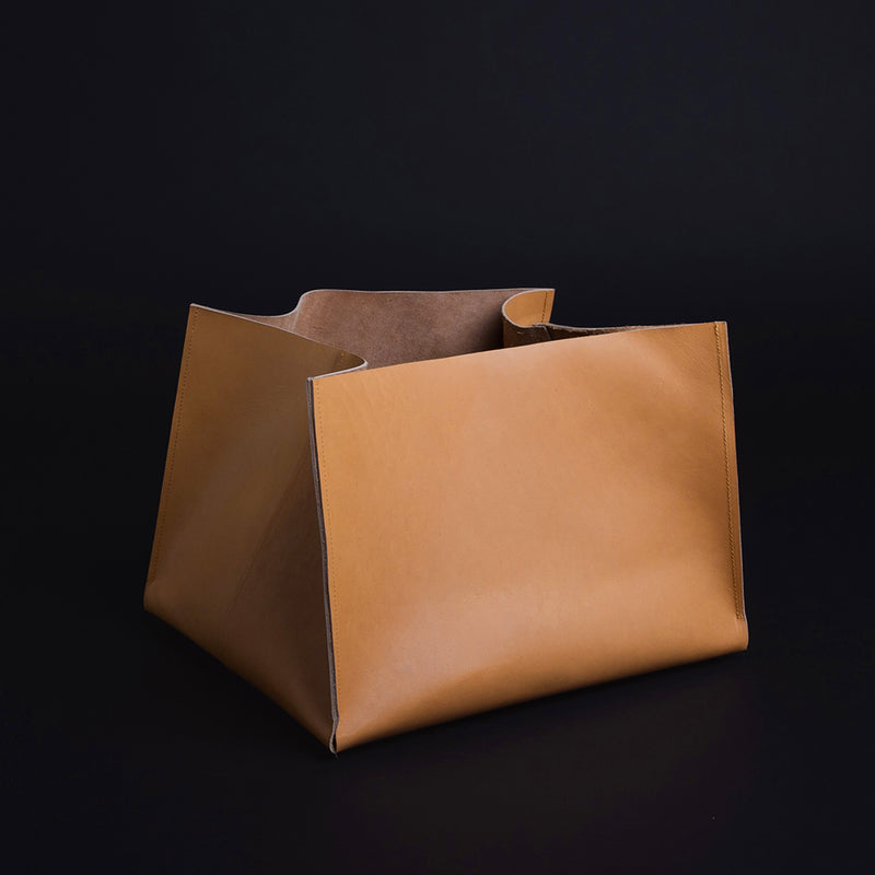 leather storage box