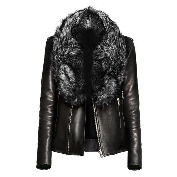 Silver Fox Fur Collar