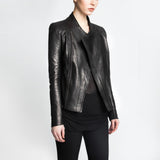 The Emmeline leather jacket by the namesake designer Rosa Halpern.