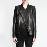 The Emmeline leather jacket by the namesake designer Rosa Halpern.