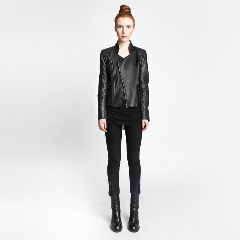 The Frida leather jacket by the namesake designer Rosa Halpern.