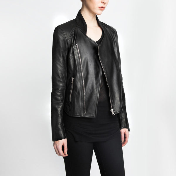 The Frida leather jacket by the namesake designer Rosa Halpern.