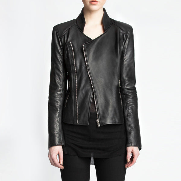The Frida leather jacket by the namesake designer Rosa Halpern.