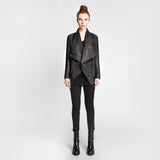 The Isadora leather jacket by the namesake designer Rosa Halpern.