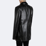 The Kamala Blazer - Croc Embossed